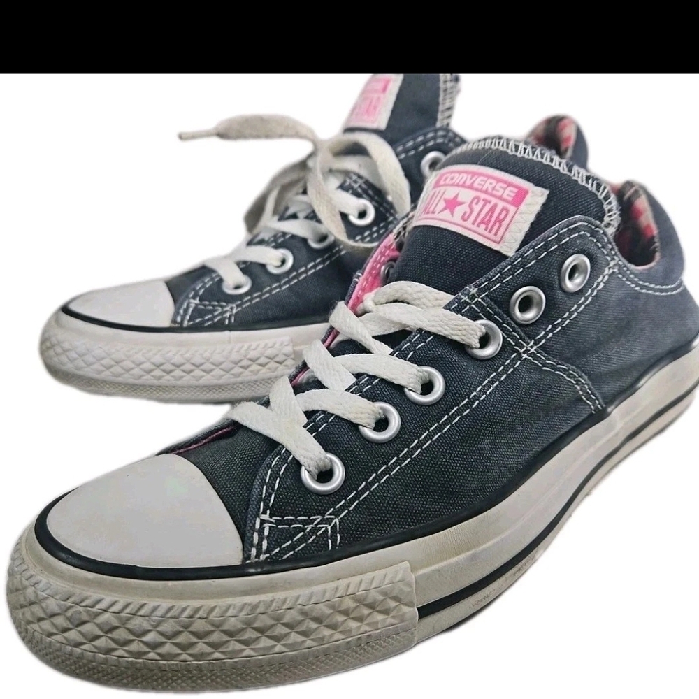Converse Chuck Taylor Madison Low Grey 8 Y2K Boho Retro Barbiecore[5B